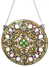 Vitrážový panel ŠTVORLÍSTOK 30 CM