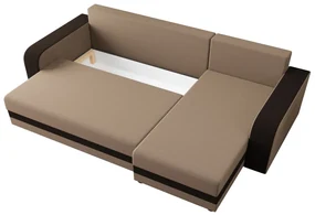 Rohová rozkládacia sedačka MARIKA, 240x90x139 sawana 05/sawana 14