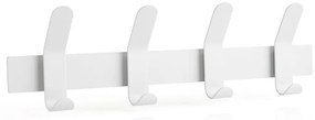 Biely kovový nástenný vešiak A-Rack - Zone