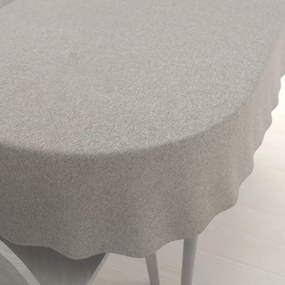 Biante Dekoračný oválny obrus BKT-552 Prírodná režná 50x100 cm