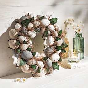 Veľkonočný dekoračný veniec Natura