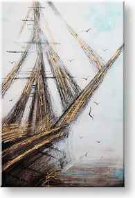 Maľovaný obraz na stenu ABSTRAKT  60x90 cm