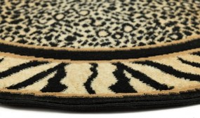 TA Koberec 6600A ČIERNY ATLAS PP OV Rozmer: 70x130 cm