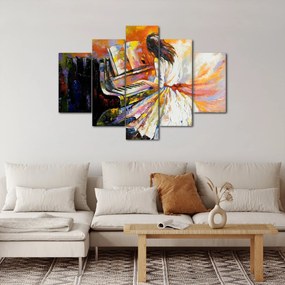 Obraz - Žena hrajúca na piáno (150x105 cm)