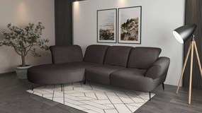 XXXLutz ROHOVÁ SEDAČKA, textil, grafitová Sit & More - Sedačky - 000144013204