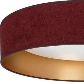 BRILAGI-LED Stropné svietidlo VELVET SIMPLE LED/24W/230V 3000K pr. 45 cm vínová/zlatá