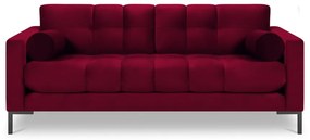 Červená zamatová pohovka Cosmopolitan Design Bali