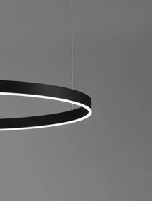 LED luster Motif 150 čierne stmievateľné