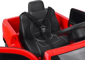 JOKOMISIADA Elektrické auto na batériu RAM Pickup pre deti 4x4 + diaľkové ovládanie červené PA0322