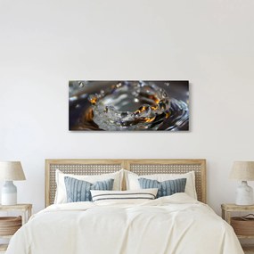 Obraz náramku z kvapiek vody (120x50 cm)