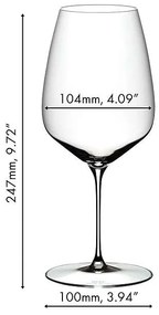 Riedel Veloce Cabernet Merlot poháre na víno 829 ml 2 ks