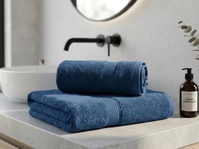 Uterák CLARYSSE ELEGANCE 60x110 cm tmavomodrý, 100% bavlna
