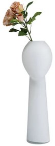 Cabeza váza 40 cm biela
