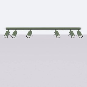 Zelené bodové svietidlo 6x117 cm Etna – Sollux