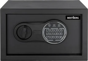 Digitálny trezor BestBerg BBSB-1C / 20 x 31 x 20 cm / čierny
