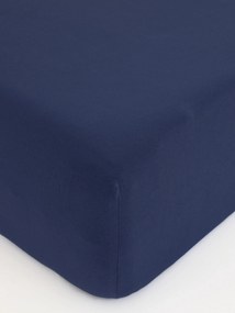 Jersey plachta Classic 160 x 200 cm – tmavo modrá