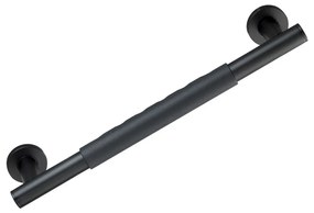 Čierne madlo do sprchy Wenko Secura