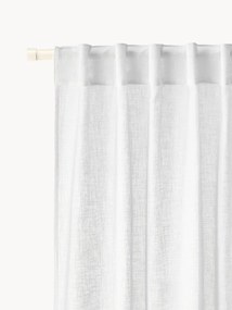 Polopriehľadné závesy's multifunkčným pásom Ibiza, 2 ks