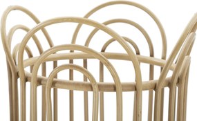 Proutěný obal na květináč Panama 31,5 cm hnědý