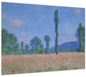 Obraz - Claude Monet, Poppy Field (Giverny), reprodukcia (70x50 cm)