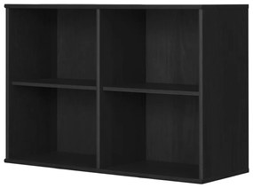 Čierna závesná knižnica v dekore jaseňa 89x61 cm Mistral – Hammel Furniture