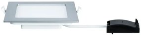 PAULMANN Zápustný LED panel QUALITY LINE PANEL, 12W, teplá biela, strieborný