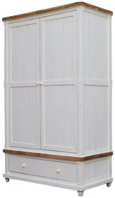 furniture-nabytek.cz - Rustikálna šatníková skriňa 120x200x60 z dreva mango
