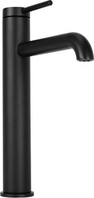 Rea Spot, vysoká umývadlová batéria h-280, čierna matná, REA-B2013