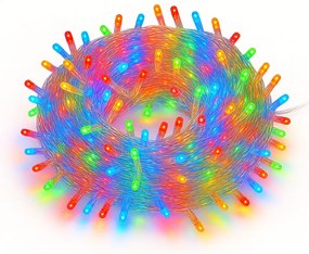 Vianočné svetielka LED záclona FLASH multicolor 500 LED