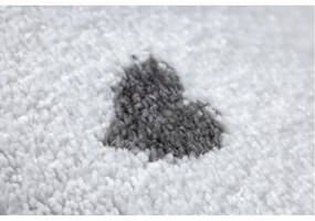 Detský kusový koberec Plameniak biely 140x190cm