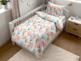 Krepové obliečky do postieľky Renforcé BALUNEA biele Rozmer obliečky: 45 x 65 cm | 90 x 140 cm