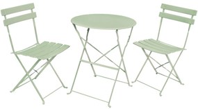 Skladacia súprava záhradného nábytku ORION zelená