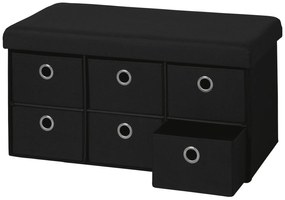 Livarno home Lavica s úložným priestorom (čierna)  (100360471)