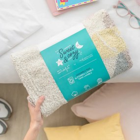 Prateľný ručne tkaný bavlnený detský koberec ø100 cm Believe in Yourself – Lorena Canals