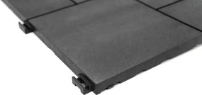 Gumová dlaždica STONE MOSAIC 30 x 30 cm, antracit MHEU5100103