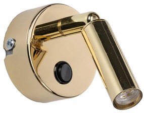 Nástenné bodové svietidlo ENZO 1xG9/8W/230V zlatá