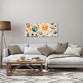 Obraz - Kúsky z vesmíru (120x50 cm)
