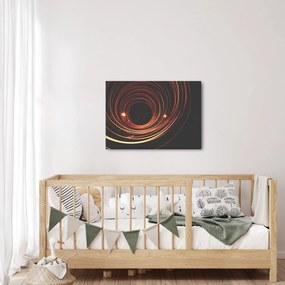 Obraz abstraktných liniek (70x50 cm)