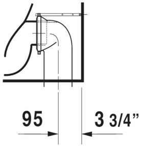 DURAVIT Darling New samostatne stojace WC kapotované s hlbokým splachovaním, 370 x 570 x 400 mm, biela, s povrchom HygieneGlaze, 2139092000