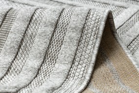 Koberec SANTO SIZAL 0999 Geometrický, sivý