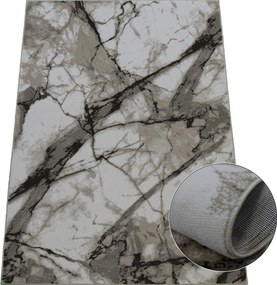 Koberec Lotus 9302 béžový – obdĺžnikový vzorovaný koberec Rozmer: 80x150 cm