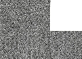 Koberce Breno Kobercový štvorec MUSTANG 73, velikost balení 5 m<sup>2</sup>  (20ks), sivá