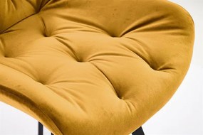 OTOČNÁ JEDÁLENSKÁ STOLIČKA TIARA HORČICOVÁ