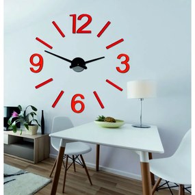 Moderné nalepovacie nástenné hodiny | 3D hodiny X0067-Wall clock 2D HEU+