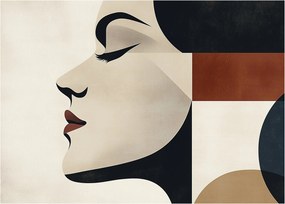 Obraz - Žena z profilu (70x50 cm)