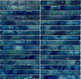 Sklenená mozaika Premium Mosaic deep blue 30x30 cm lesk MOSPTK3