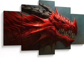 Obraz - Drak (150x105 cm)