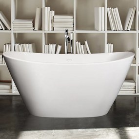 Roth Oválna vaňa z liateho mramoru STONE AMORE ROTH-Variant: rozmery: 160x85 cm - (STONE AMORE - 9930000)