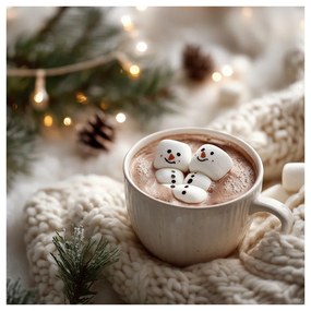 Obraz vianočná pohoda s lahodnou čokoládou