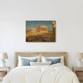Sklenený obraz - Frederic Edwin Church, The Parthenon, reprodukcia (70x50 cm)